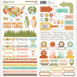 Open Road - Cardstock Stickers Basics von Simple S